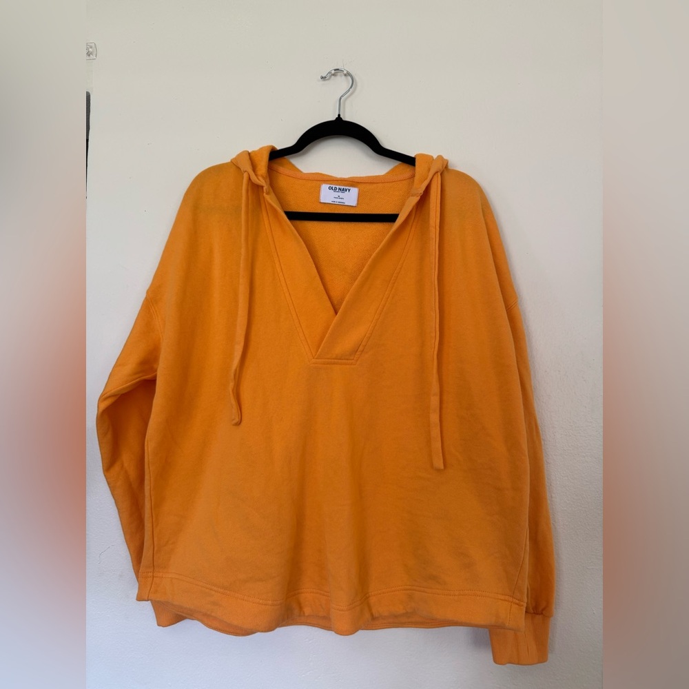 Old Navy Orange Terry Cloth hoodie #0021